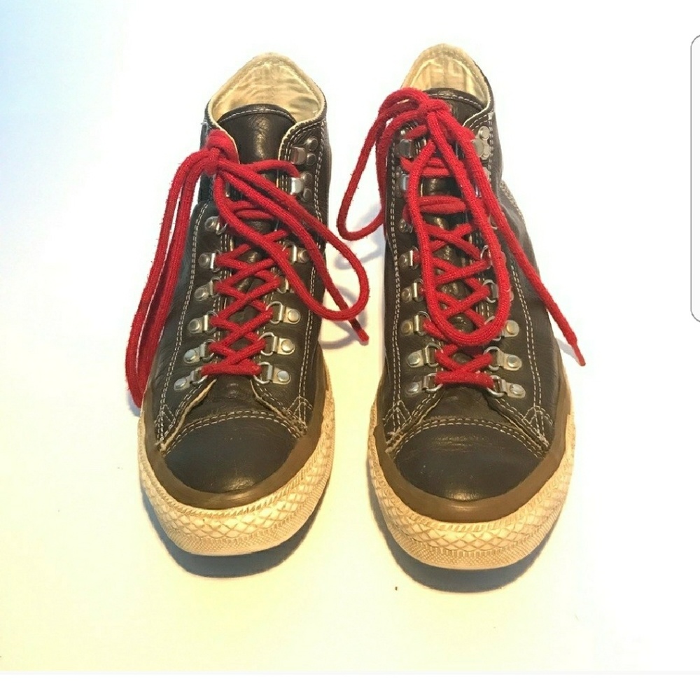 Leather brown converse - Picture 2 of 3